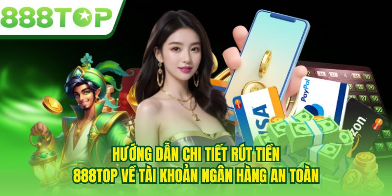 Hướng dẫn chi tiết rút tiền 888TOP về tài khoản ngân hàng an toàn